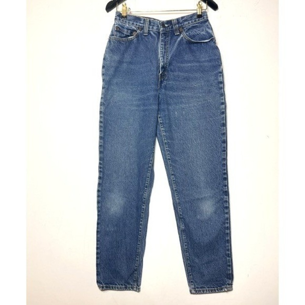 Vintage Levi's Jeans Womens 11 Juniors Made in USA 90s Mom High Waist